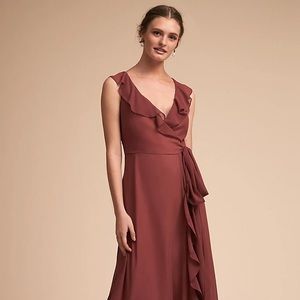 BHLDN Juilliard dress size 12 in cinnamon. Size 12.